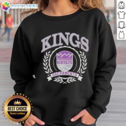 Good Sacramento Kings National Basketball Association crest sweatshirt featuring bold team logo and vibrant colors.