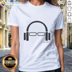 Alt Text: Good Scott Van Pelt Sportscaster logo on a ladies tee, perfect for sports talk show fans and enthusiasts.