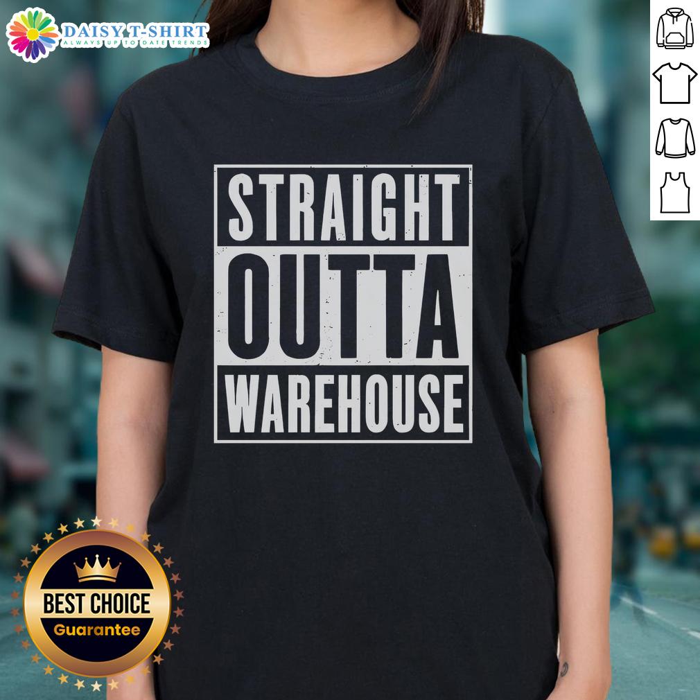 Good Straight Outta Warehouse Ladies Tee in stylish design, perfect for casual wear and showcasing fun warehouse vibes.
