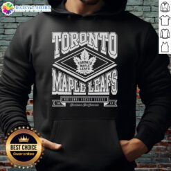 Good Toronto Maple Leafs heater hoodie featuring team colors and logo, perfect for fans to stay warm during games.