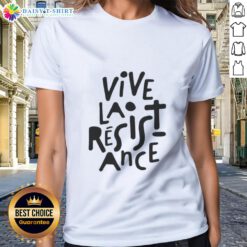 Alt Text: Good Vive La Resistance Ladies Tee featuring a stylish design perfect for casual wear and expressing individuality.