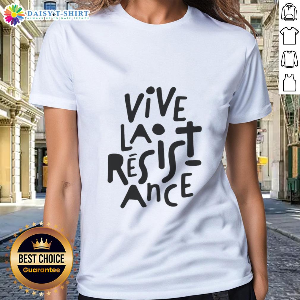 Alt Text: Good Vive La Resistance Ladies Tee featuring a stylish design perfect for casual wear and expressing individuality.