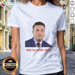 Happy Wes Streeting Ladies Tee featuring vibrant design and cheerful colors, perfect for fans celebrating Wes Streeting.