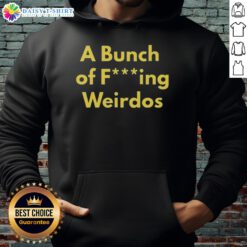 Alt Text: Hot A Bunch Of Fcking Weirdos Hoodie featuring vibrant graphics and unique design, perfect for quirky fashion lovers.