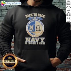 2024-2025 Navy Midshipmen Football Hoodie celebrating the Commander in Chief's Trophy, perfect for fans and supporters.