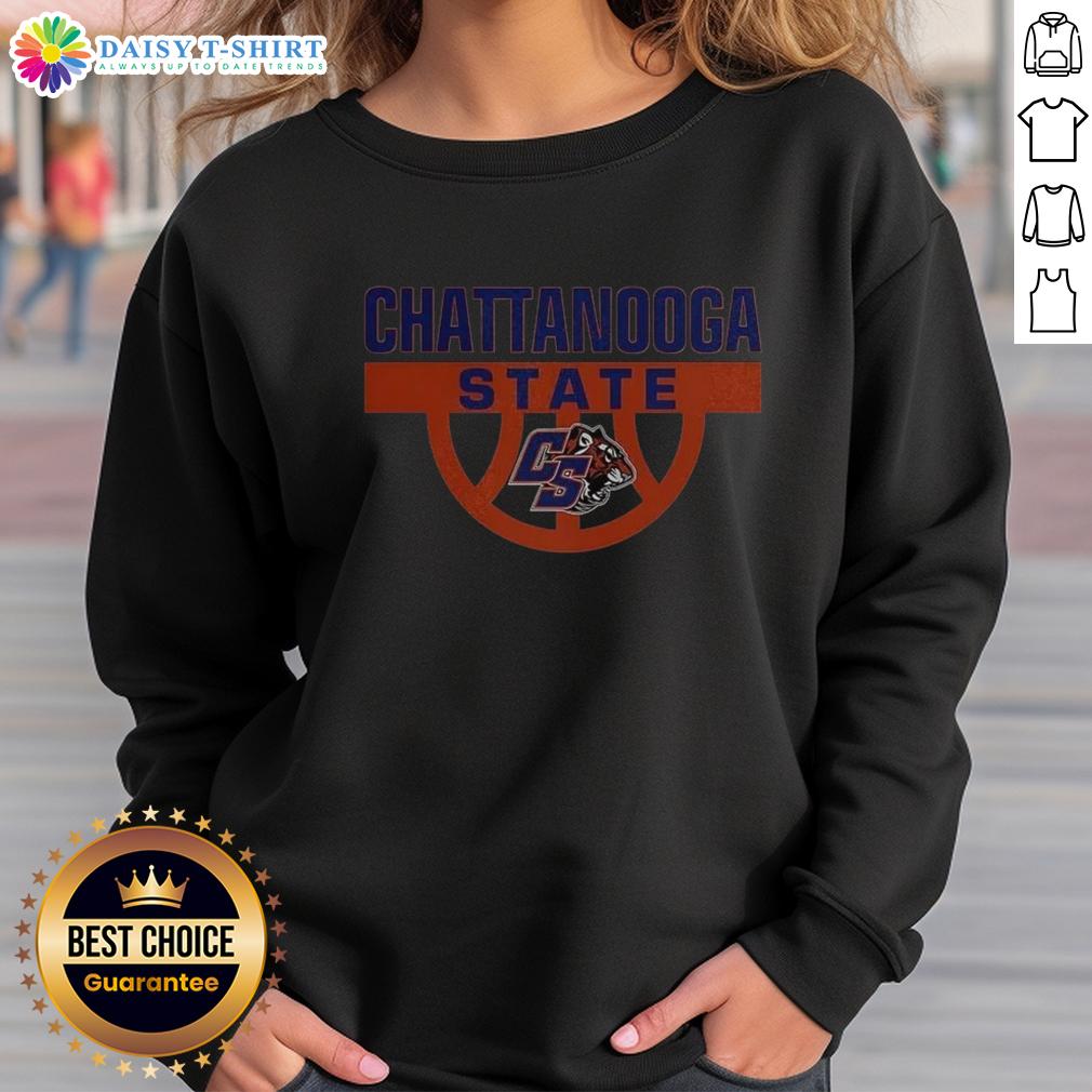 Chattanooga State Tigers basketball sweatshirt featuring a vibrant logo, perfect for fans and supporters of the team.