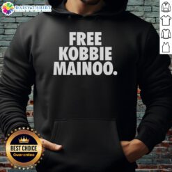 Nice Free Kobbie Mainoo Manchester United FC hoodie displayed on a mannequin with club logo and vibrant design.