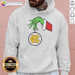 Cozy hoodie featuring the Grinch, perfect for Harris County High School's Christmas 2025 celebrations.