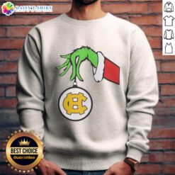 Nice Harris County High School Grinch sweatshirt for Christmas 2025, featuring festive design and school spirit.