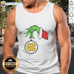 Grinch-themed tank top for Harris County High School Christmas 2025, perfect for festive holiday celebrations.