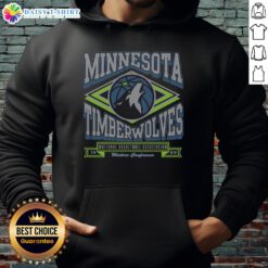 Cozy Nice Minnesota Timberwolves heater hoodie, perfect for fans, featuring team colors and logo for ultimate comfort.