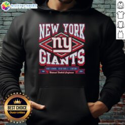 Cozy Nice New York Giants heater hoodie in team colors, perfect for game day or casual wear.