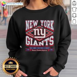 Cozy Nice New York Giants heater sweatshirt featuring team colors and logo, perfect for game day and chilly weather.
