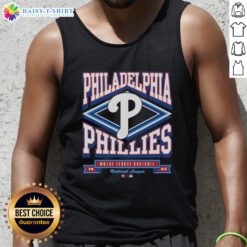 Nice Philadelphia Phillies Heater Tank Top in vibrant red, perfect for game day and summer sportswear.
