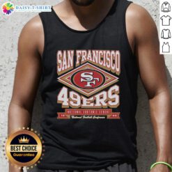 Stylish Nice San Francisco 49ers heater tank top featuring team colors and logo, perfect for game day or casual wear.