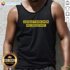 Stylish Nice Southern Hibachi Tank Top featuring vibrant design, perfect for summer outings and casual wear.