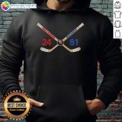 Official Ilya Rozanov and Shane Hollander rivalry hoodie showcasing a vibrant design for hockey love fans.