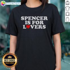 Official Spencer Is For Lovers ladies tee featuring a stylish design, perfect for casual wear and local pride.