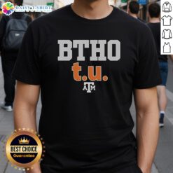 Original Btho Tu Texas A&M Aggies Football Logo T-Shirt featuring bold team colors and iconic logo design.