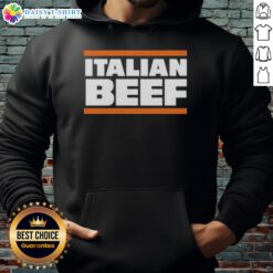 Original Italian Beef Chicago Bears hoodie featuring vibrant colors and team logo, perfect for fans and cold weather.