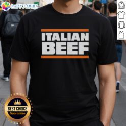 Original Italian Beef Chicago Bears T-Shirt featuring vibrant graphics and a comfortable fit for fans.