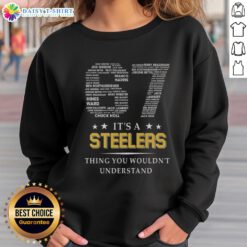 Original Steelers sweatshirt with 'It's a Steelers thing, you wouldn't understand' design, perfect for fans and cozy wear.