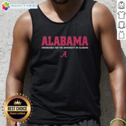 Original Kalen DeBoer Alabama tank top designed for University of Alabama fans, featuring vibrant team colors and logo.