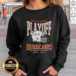 Alt Text: Original Miami Hurricanes College Football Playoff 2025-26 Sweatshirt featuring vibrant team colors and logo.
