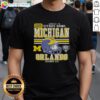 Original Michigan Wolverines Citrus Bowl 2025 T-Shirt featuring vibrant team colors and logo, perfect for fans in Orlando.