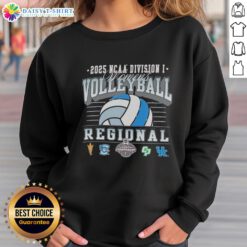 Original NCAA Division I Women's Volleyball Regionals sweatshirt featuring Arizona State, Creighton Bluejays, and Cal Poly.