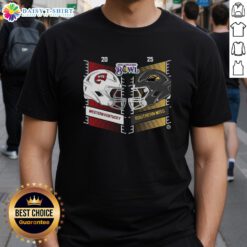 Original Western Kentucky Hilltoppers vs Southern Miss Golden Eagles 2025 New Orleans Bowl T-Shirt design featuring team logos.