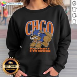 Premium Chicago Bears football cartoon sweatshirt featuring a vibrant graphic and cozy design for fans.