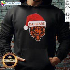 Premium Chicago Da Bears Santa Christmas 2025 hoodie featuring festive design, perfect for holiday football fans.