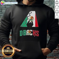 Alt Text: Pretty Arizona Diamondbacks baseball hoodie featuring a vibrant Mexican flag design, perfect for fans and stylish wear.