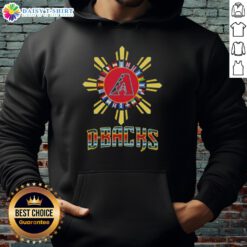 Stylish Arizona Diamondbacks X Hispanic hoodie featuring vibrant colors and a unique design, perfect for fans.