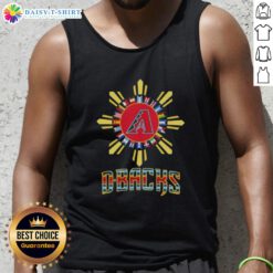 Stylish Arizona Diamondbacks X Hispanic tank top featuring vibrant colors and a modern design, perfect for fans.
