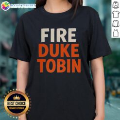 Top Fire Duke Tobin Ladies Tee featuring a stylish design, perfect for fans and casual wear.