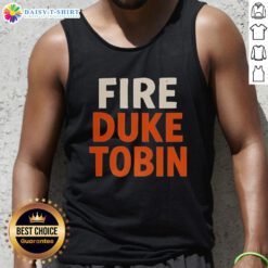 Alt Text: Top Fire Duke Tobin Tank Top - Stylish and comfortable tank top featuring a unique design for casual wear.