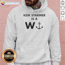 Top Keir Starmer is a W Anchor hoodie featuring a bold design, perfect for fans of UK politics and stylish statement wear.