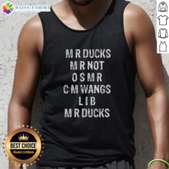 Stylish Mr. Ducks tank top featuring vibrant graphics and playful design, perfect for casual wear and summer outings.