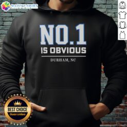 Alt Text: Awesome Duke No. 1 hoodie in Durham, NC, showcasing team spirit with stylish design and vibrant colors.
