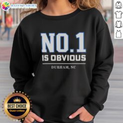 Awesome Duke No. 1 sweatshirt in Durham, NC, showcasing school spirit and style for Duke University fans.