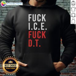 Awesome Fck Ice and Fck Dt hoodie featuring bold graphics and a stylish design for streetwear enthusiasts.