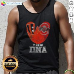 Awesome Fingerprints Cincinnati Bengals X Ohio State Buckeyes tank top showcasing team pride and unique design.