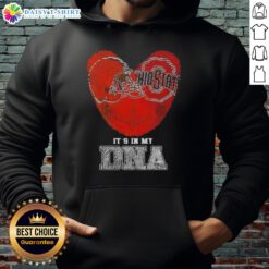 Awesome Fingerprints Cleveland Browns X Ohio State Buckeyes hoodie showcasing team spirit and DNA pride.