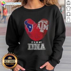 Awesome Fingerprints Houston Texans X Texas A&M Aggies sweatshirt showcasing team spirit and pride in Texas heritage.