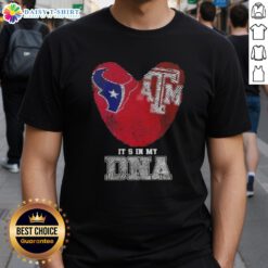 Awesome Fingerprints Houston Texans X Texas A&M Aggies t-shirt design showcasing team spirit and personal pride.