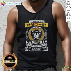 Stylish tank top featuring 'My Heart and Soul Belongs to Las Vegas Raiders' perfect for game day in New Mexico.