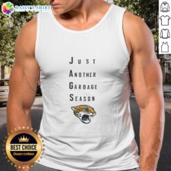 Awesome Jacksonville Jaguars Just Another Garbage Season tank top showcasing team spirit and humor for fans.