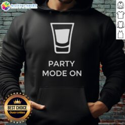 Awesome Party Mode On Hoodie featuring vibrant graphics and a cozy fit, perfect for festive gatherings and celebrations.